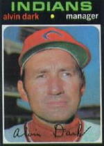 1971 Topps Baseball Cards      397     Alvin Dark MG